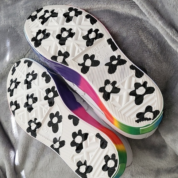 Converse One Star Ox Golf le Fleur Rainbow Sole New unworn women’s size 7.5 - Picture 7 of 7